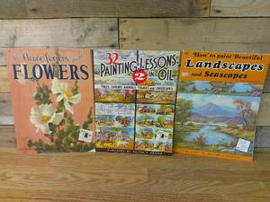 lot 52 image: Set of 3 Walter T. Foster Painting Lesson Books