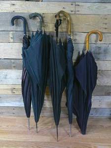 lot 77 image: Lot of 5 Vintage Umbrellas