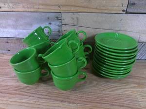 lot 150 image: Fiesta Coffee Cup set-Lime Green