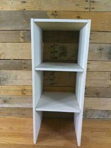 lot 167 image: 2 Tier White Shelf 30H x 12W x 11 34L