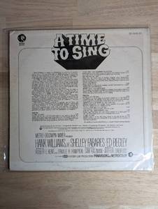 lot 77A image: A Time to Sing - Hank Williams Jr - 1968 - Vinyl