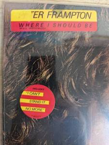 lot 140A image: Peter Frampton - Where I Should Be - 1979 - Promo Stickers - Vinyl