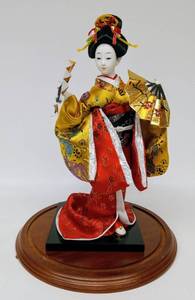 lot 15 image: Vintage Geisha Doll with Fans