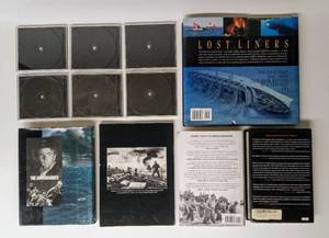 lot 40A image: Collection #12 of Vintage Books and CD-ROMs 12 including Lost Liners and More