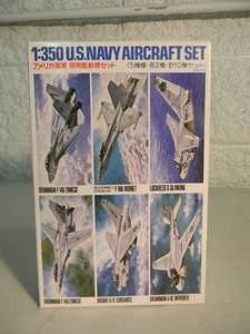 NEW IN BOX - TAMIYA 1350 SCALE MODEL KITS U.S. NAVY AIRCRAFT SET #78006 - GREAT PIECE - SEE PICTURES