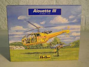 NEW SEALED IN BOX - HELLER 1100 SCALE MODEL KIT ALOUETTE III #79745 - GREAT PIECE - SEE PICTURES