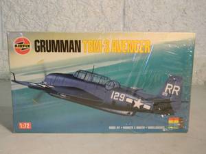 NEW SEALED IN BOX - AIRFIX 172 SCALE MODEL KIT GRUMAN TBM-3 AVENGER #03033 - GREAT PIECE - SEE PICTURES