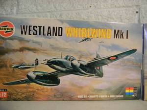 NEW IN BOX - AIRFIX 172 SCALE MODEL KIT WESTLAND WHIRLWIND MKI #02064 & AVRO ANSON 1 #02009 - GREAT PIECES - SEE PICTURES