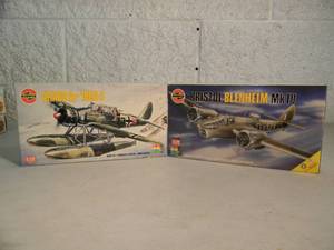 NEW SEALED IN BOX - AIRFIX 172 SCALE MODEL KIT ARADO Ar 196A-3 #02019 & BRISTOL BLENHEIM MK IV #02027 - GREAT PIECES - SEE PICTURES