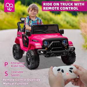 Miniature Motors 12V Kids Ride-On Truck Car with Remote Control
