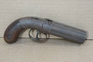 lot 2D image: Manhattan Firearms 6-Shot Black Powder Percussion Cap Pepperbox Revolver - .28 Caliber