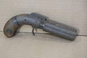lot 2E image: Manhattan Firearms 6-Shot Black Powder Percussion Cap Pepperbox Revolver - .28 Caliber