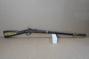 lot 2B image: Eli Whitney US Newhaven 1854 Black Powder Percussion Cap Musket - .60 Caliber