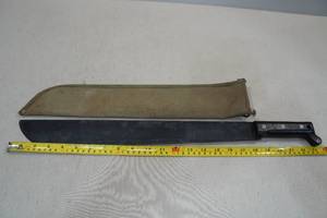 lot 8 image: Ontario Knife Company 24 Machete with Sheath