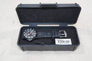 lot 51 image: Luminox Navy Seal Blackout XS.3502.BO.L Mens 45mm Watch