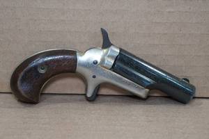 lot 1S image: Colt Fourth Model .22 Short Single Shot Derringer Pistol