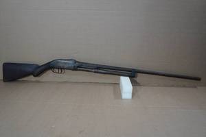 lot 1K image: F Bannerman Model 1890 12 Gauge Pump-Action Shotgun - Spencer Repeating