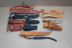 lot 70 image: Assorted Knife Sheaths