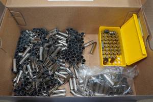 lot 89 image: Empty Handgun Casings - .357, 9mm
