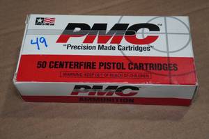 lot 95 image: 49 PMC .40 S&W 165 Gr FMJ FP Ammo