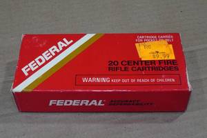 lot 116 image: 20 Federal .308 Win 180 Gr SP Ammo