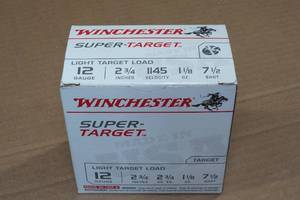 lot 125 image: 25 Winchester Super Target 12 Gauge 2-34 7-12 Shot Shotshells