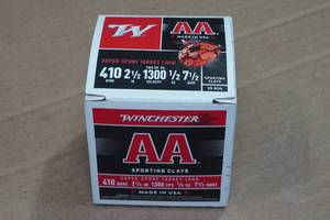 lot 132 image: 25 Winchester AA .410 Bore 2-12 7-12 Shot Shotshells