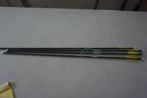 lot 42 image: 3 - Gold Tip Lightning Carbon Arrows
