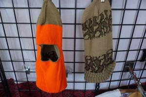 lot 133 image: 2 - Reversible Full Face Stocking Caps Camo and Blaze Orange
