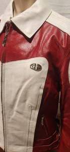 lot 2 image: NEW HEIN GERICKE Womens Leather Motorcycle Jacket Size 10