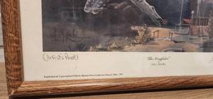 lot 5 image: Les C. Kouba SIGNED (ARTISTS PROOF) The King Fisher 12 X 15