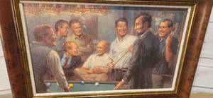 lot 12 image: Giclee of Presidents 19.5 X 13