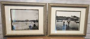 lot 10 image: 2 Vintage Minnesota VERY COOL Photos framed 13x 16