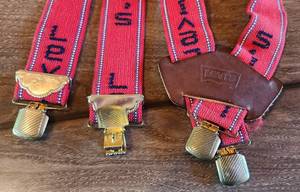lot 18 image: Vintage LEVIS Suspenders MINT condition