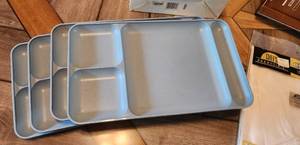 lot 45 image: Chef Cooking Lot New Chef Shirt, New Hallmark Recipe Book Holder, Cuisinart Sandwich Grill, Tupperware Plastic Plates