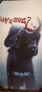 lot 96 image: The JOKER Why so Serious NEW