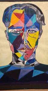 lot 82 image: 1 of 1 Oil on Cloth, Gallery Piece from Scottsdale Arizona LARGE