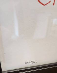 lot 32 image: Cirque du Soleil Professionally Framed Print OVO LARGE