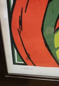 lot 33 image: Cirque du Soleil ZUMANITY Professionally Framed LARGE