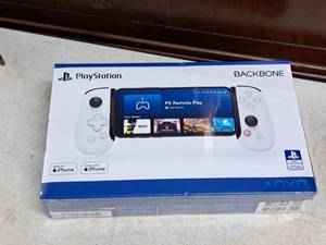 lot 158 image: Sony Playstation Backbone for iPhone Game Controller (in original packaging)