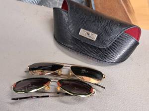 lot 216 image: (2) Sunglasses with Case