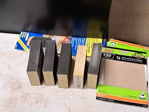 lot 30 image: Lot of  Assorted Sandpaper and Sponges