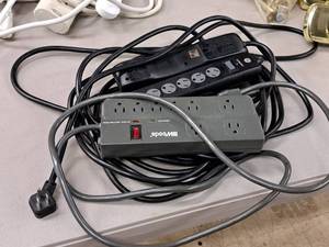 lot 63 image: Lot of (3) Power Strip  Surge Protectors