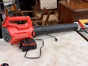 lot 67 image: Craftsman Cordless Cordless Yard Blower with Battery, Charger