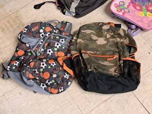 lot 104 image: Lot of (2) Boys Backpacks