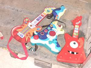 lot 131 image: Lot of (3) Kids Musical Guitars