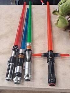 lot 192 image: Lot of (4) Star Wars Light Sabers