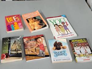 lot 213 image: Lot of (7) Assorted Youth Books - Isabelle, Ellies Story, The Body Book For Girls, BFFs True Colours, Anna Quindlen Every Last One