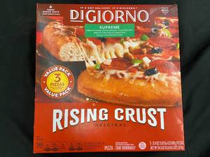 lot 14 image: B - DiGiorno Rising Crust Supreme Pizza Value Pack - 3 Pizzas