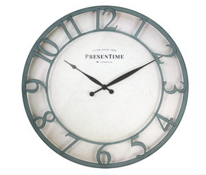 lot 308 image: Presentime & Co 21 Farmhouse Series Wall Clock